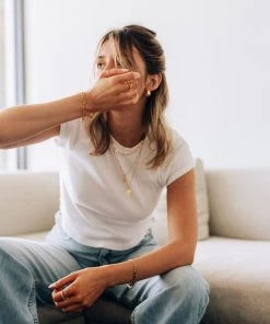 WELL DUNN PINKY PROMISE MEDALLION NECKLACE