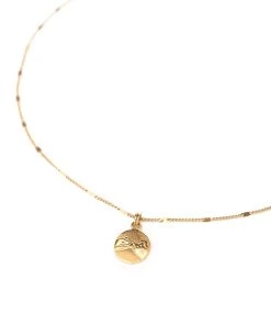 WELL DUNN PINKY PROMISE MEDALLION NECKLACE