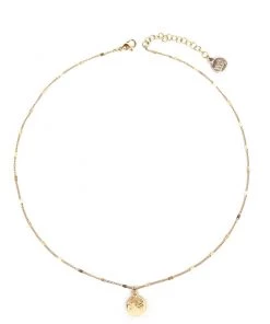 WELL DUNN PINKY PROMISE MEDALLION NECKLACE