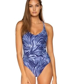 SUNSETS SUMATRA PRINT STRAPPY BACK VERONICA ONE PCE