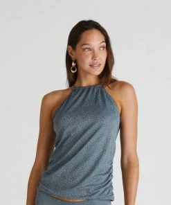 AQUA BLU DOVE LAWLEY HIGH NECK TANKINI All Women's Swimwear