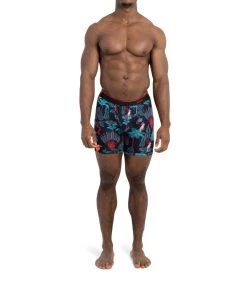 BN3TH Classic Boxer Brief In Birds Black Print