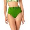 All Women's Swimwear ANNE COLE BELTED HIGH WAIST BOTTOM