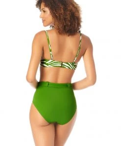 ANNE COLE ZEBRA PRINT UW BRA TOP All Women's Swimwear