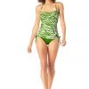 All Women's Swimwear ANNE COLE ZEBRA PRINT BANDEAU TANKINI