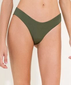 MAAJI TIMELESS SUMMER PINE GREEN JOURNEY SCRUNCH BACK BOTTOM All Women's Swimwear