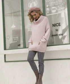 FASHION VILLAGE COWL NECK SWEATER All Women's Clothing