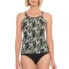 PENBROOKE PRAIRIE DANCE HIGH NECK MASTECTOMY TANKINI All Women's Swimwear