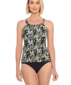 PENBROOKE PRAIRIE DANCE HIGH NECK MASTECTOMY TANKINI All Women's Swimwear