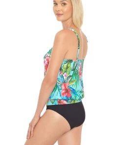 PENBROOKE TASTE OF TROPICS BLOUSON TANKINI All Women's Swimwear