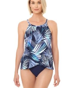 PENBROOKE PALM DOT FAUXKINI All Women's Swimwear