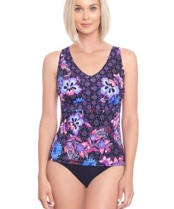 All Women's Swimwear PENBROOKE HIDEAWAY V NECK TANKINI TOP