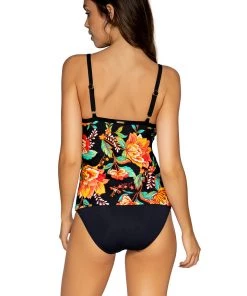 77T SUNSETS FOREVER UW CUP SIZE TANKINI TOP