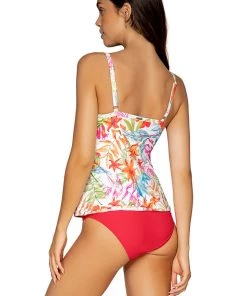 77T SUNSETS FOREVER UW CUP SIZE TANKINI TOP