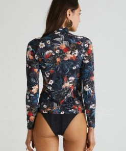 AQUA BLU ABUNDANCE LS FULL ZIP RASHGUARD