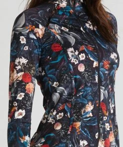 AQUA BLU ABUNDANCE LS FULL ZIP RASHGUARD