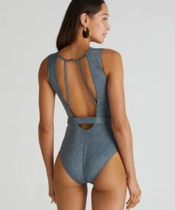 All Women's Swimwear AQUA BLU BRIANNA ONE PCE BELTED HIGH NECK SUIT 8 All Women's Swimwear AQUA BLU BRIANNA ONE PCE BELTED HIGH NECK SUIT