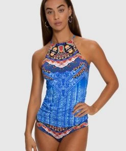 Aqua Blu Australia Nemean High Neck Tankini