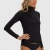 All Women's Swimwear Aqua Blu Australia Raven Long Sleeve Rash Guard