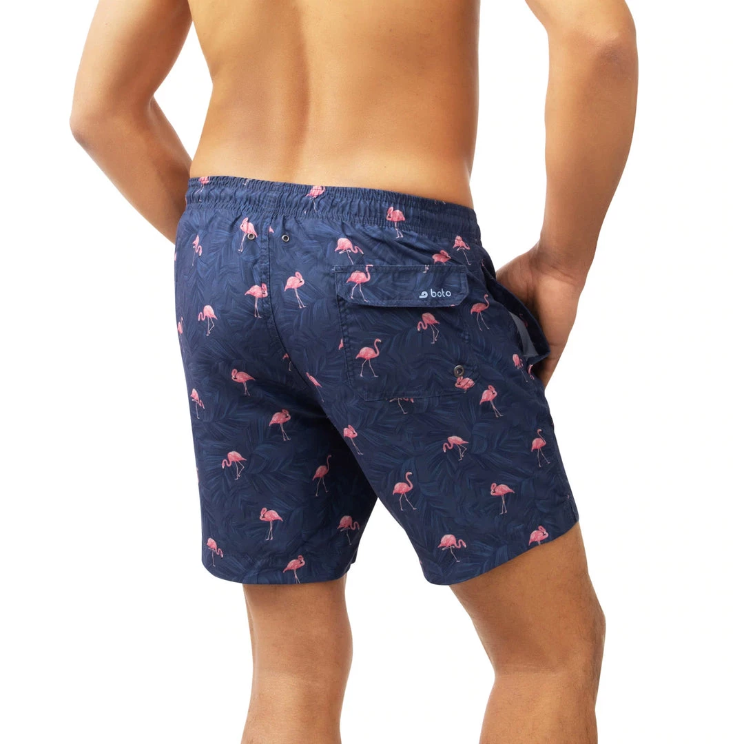 KABO All Men's Swimwear BOTO FLAMINGO PRINT SWIM TRUNK 4 KABO All Men's Swimwear BOTO FLAMINGO PRINT SWIM TRUNK