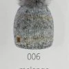 WOOLK Accessories MORGANA TOQUE WITH FAUX FUR POM POM