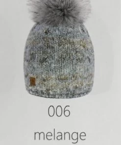 WOOLK Accessories MORGANA TOQUE WITH FAUX FUR POM POM