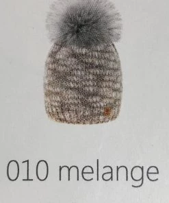 WOOLK Accessories MARINA HAT WITH POM AND LUREX DETAIL