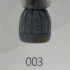 WOOLK Accessories ATENA TEXTURE KNIT POM HAT
