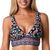 JANTZEN SWIMWEAR JANTZEN BUDDING BORDER Midkini Top