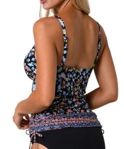 JANTZEN SWIMWEAR JANTZEN BUDDING BORDER UW TANKINI