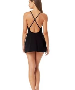 ANNE COLE SURPLICE SKIRTED MAILLOT