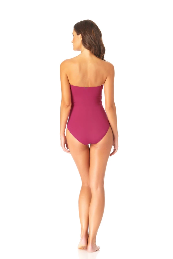 All Women's Swimwear ANNE COLE ONE PCE BANDEAU SUIT 5 All Women's Swimwear ANNE COLE ONE PCE BANDEAU SUIT