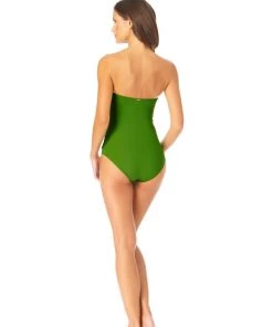 All Women's Swimwear ANNE COLE ONE PCE BANDEAU SUIT 20 All Women's Swimwear ANNE COLE ONE PCE BANDEAU SUIT