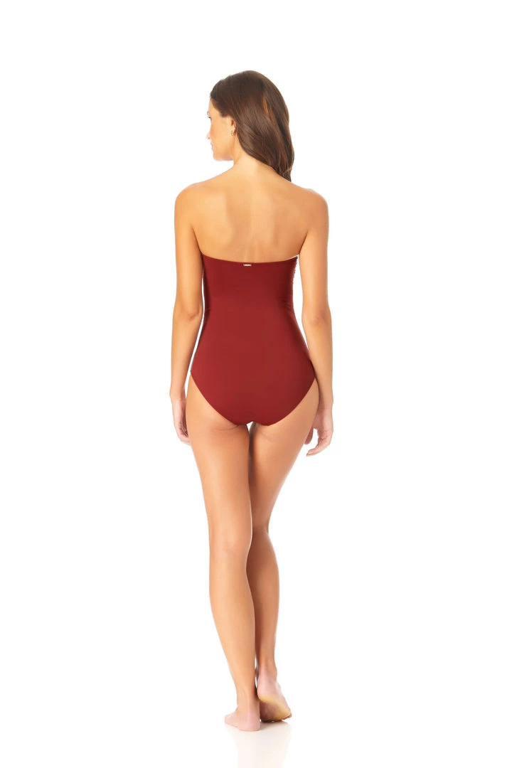 All Women's Swimwear ANNE COLE ONE PCE BANDEAU SUIT 11 All Women's Swimwear ANNE COLE ONE PCE BANDEAU SUIT