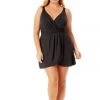 ANNE COLE MYPD6100 PLUS SIZE SKIRTED MAILLOT All Women's Swimwear
