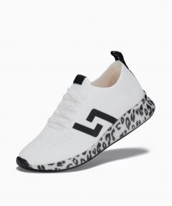 GLOBAL SHOE ROLLIE BOLT ATHLEISURE SHOE - LEOPARD PRINT All Women's Footwear