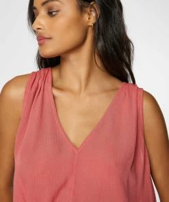 O'NEILL ONEILL LAINIE SLEEVELESS CRINKLE TOP All Women's Clothing