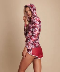 QUINTSOUL GRACE BAY HOODED LS RASHGUARD WITH ZIP