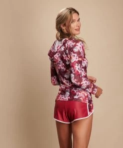 QUINTSOUL GRACE BAY HOODED LS RASHGUARD WITH ZIP