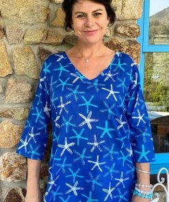 WEST INDIES WEAR WEST INDIES COTTON MERMAID TUNIC All Women's Clothing