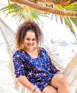 WEST INDIES WEAR WEST INDIES COTTON MERMAID TUNIC All Women's Clothing