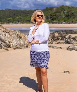 WEST INDIES WEAR All Women's Clothing WEST INDIES SEASHELL PRINTED SKIRT