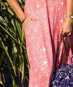 WEST INDIES WEAR All Women's Clothing WEST INDIES BEACH DAYS ALL OVER STAR PRINT MAXI TANK DRESS