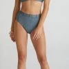 AQUA BLU DOVE HIGH WAIST BOTTOM