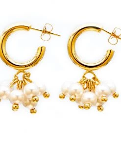 LUV AND BART ELSA PEARL CLUSTER EARRING Jewellery