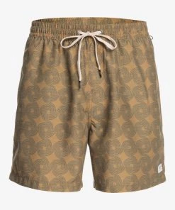 EQYJV03649 QUIKSILVER THREADS AND FINS VOLLEY SWIM TRUNKS