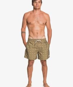 EQYJV03649 QUIKSILVER THREADS AND FINS VOLLEY SWIM TRUNKS