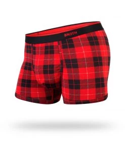 All Men's Clothing BN3TH CLASSIC PRINT TRUNK - FIRESIDE PLAID 3.5"