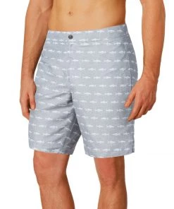 KABO BOTO ARUBA 8.5" HYBRID BOARDSHORT SHARK PRINT All Men's Clothing