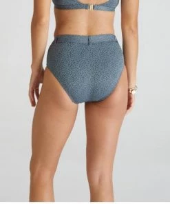 AQUA BLU DOVE HIGH WAIST BOTTOM
